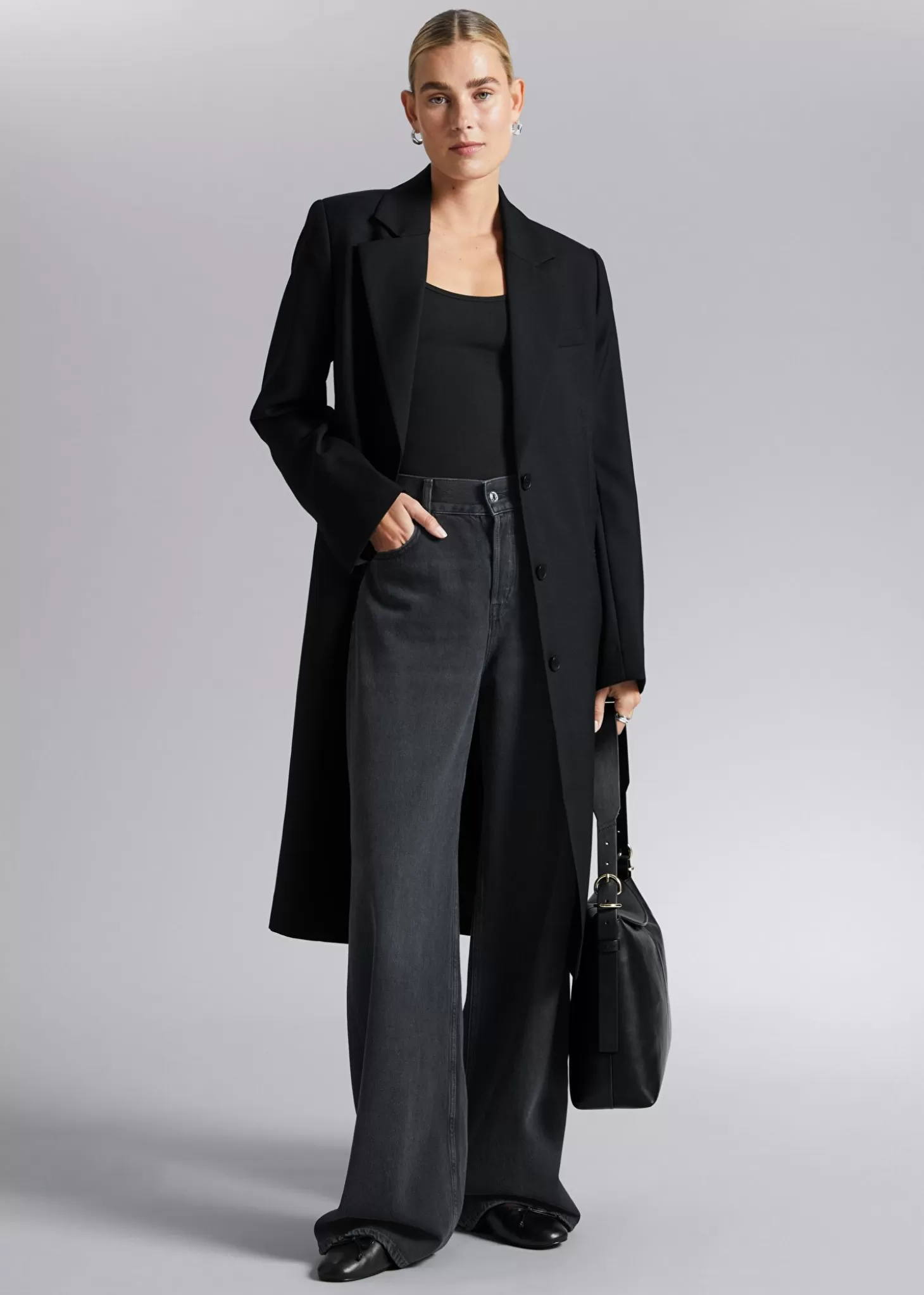 New & Other Stories Lang Blazer Sort